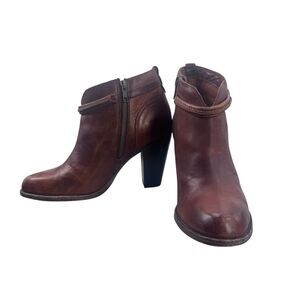 Frye Jenny Brown Ankle Boots